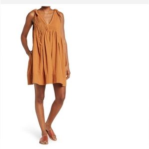 Wishlist Woven Tank Dress w/ Pockets